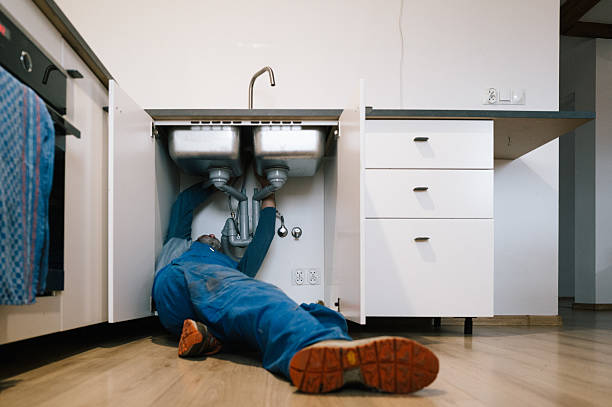 Professional Drain Cleaning technician working in Granville, NY